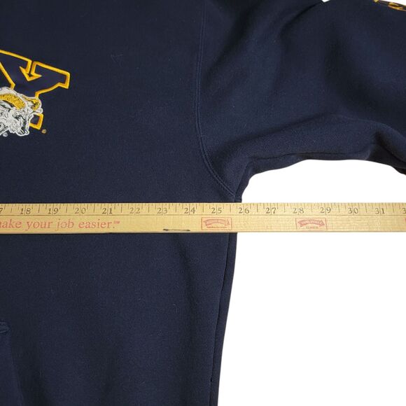 Vintage US Navy Jacket Men's XL Champion NCAA Naval Academy Full Zip Logo 90's - Picture 8 of 9